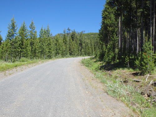 GDMBR: Climbing Chick Mountain.